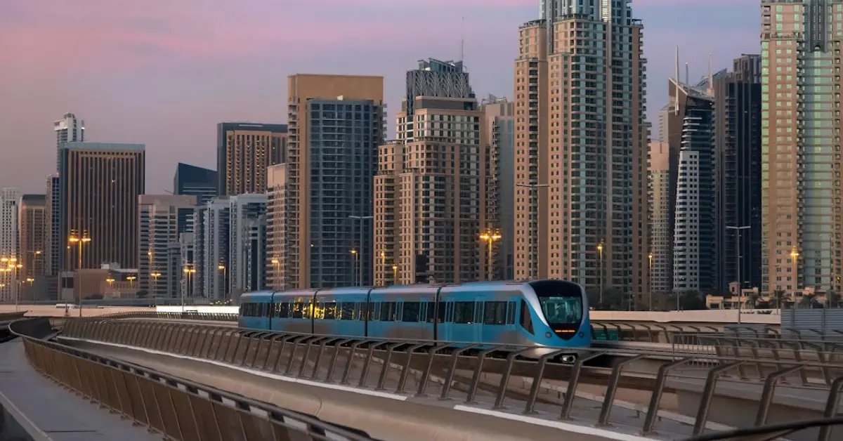 World Trade Centre Metro Station in Dubai